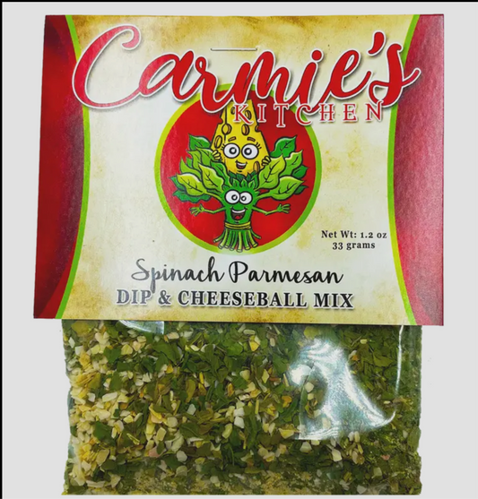 Carmie’s Kitchen Spinach Parmesan Dip & Cheeseball Mix
