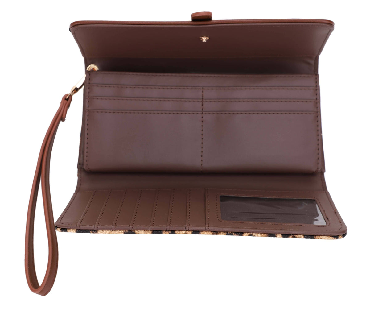 Grace Leopard Long Wallet