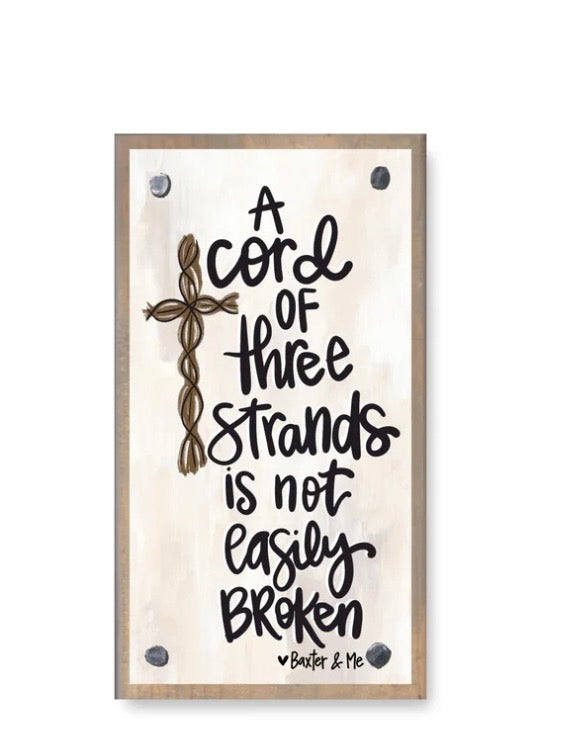 Three Cords Happy Block