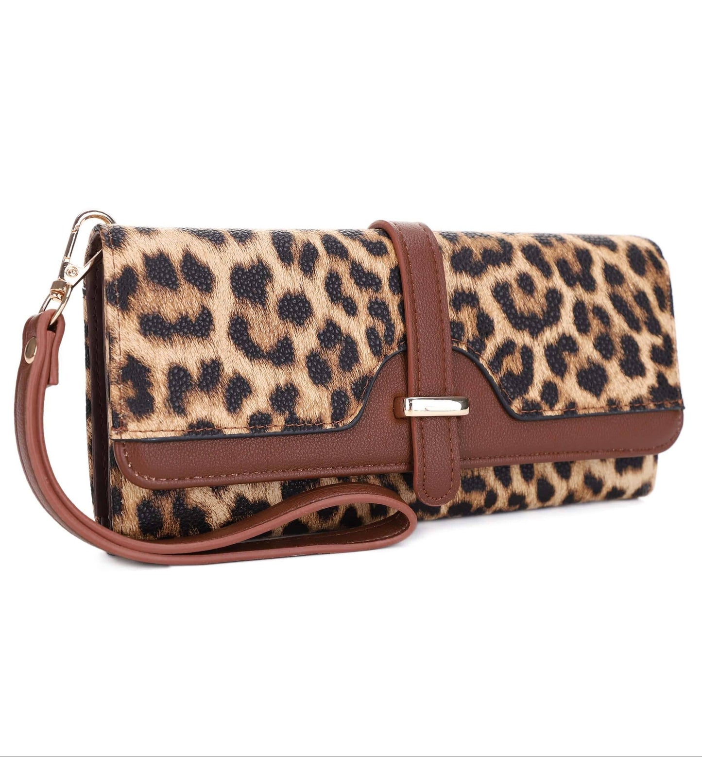 Grace Leopard Long Wallet
