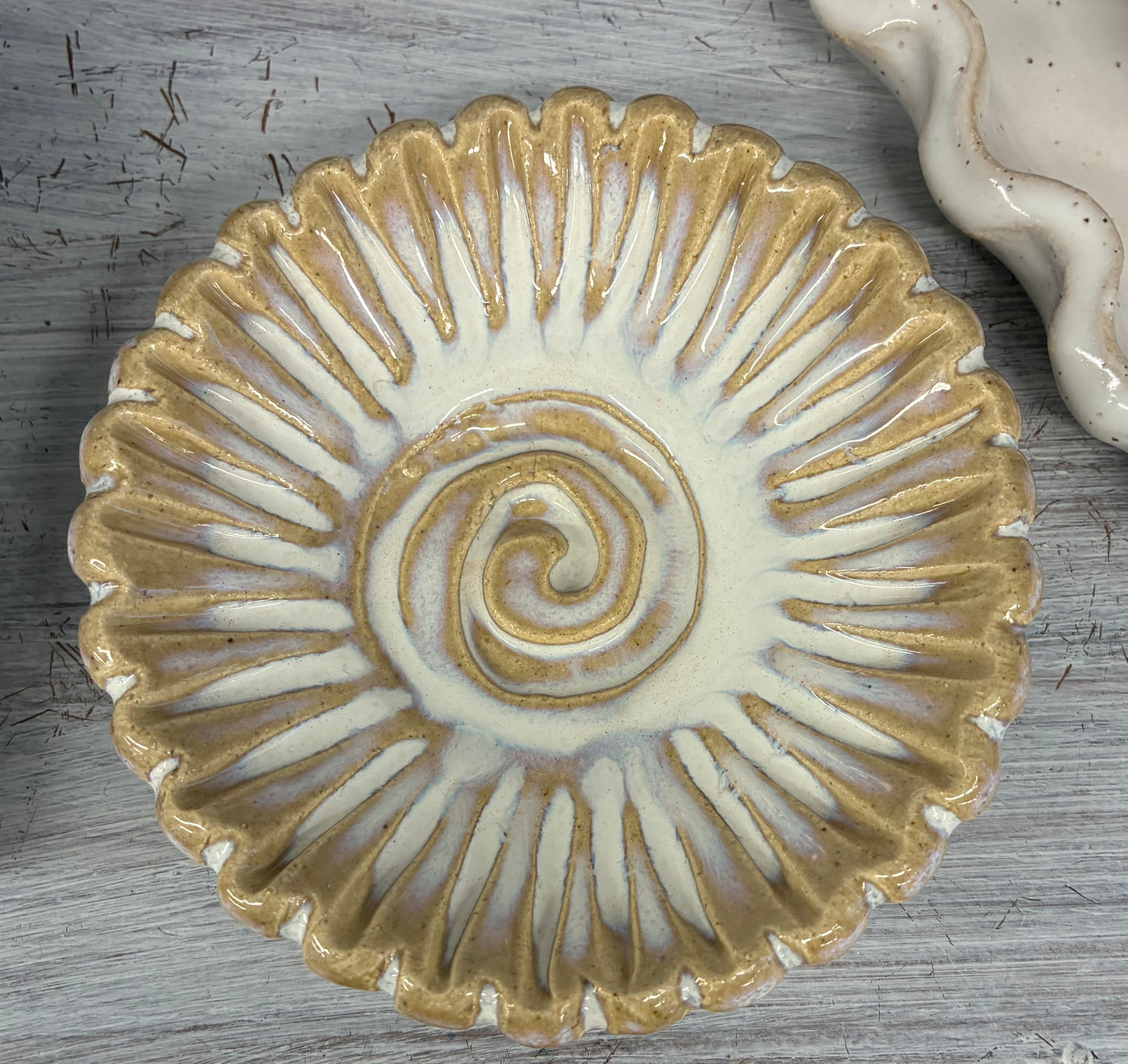 Southern Wildflower Trinket Tab Boren Pottery