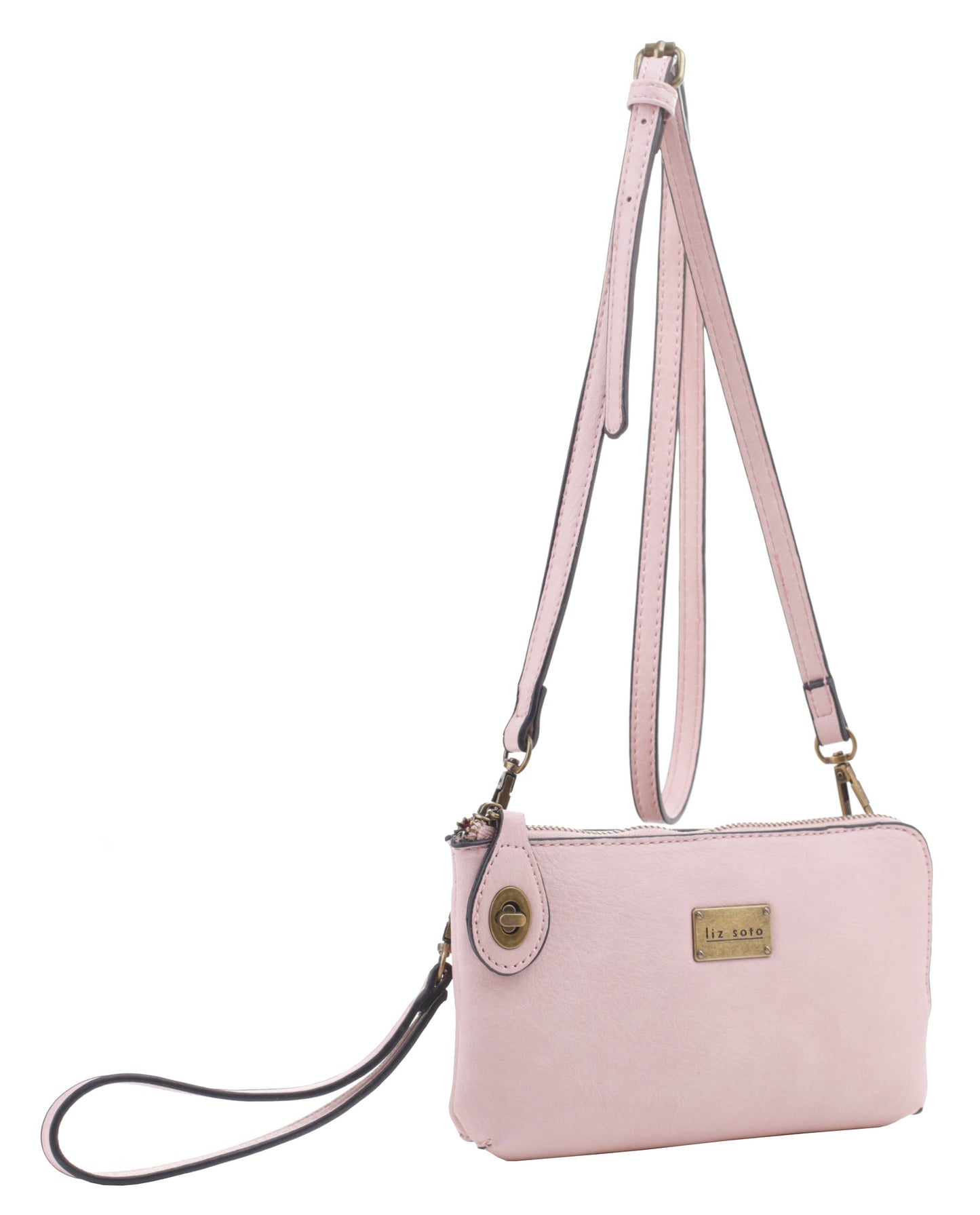 Tina 3307 cross-body, wallet, cell phone and wristlet: Dark Grey / Cross body