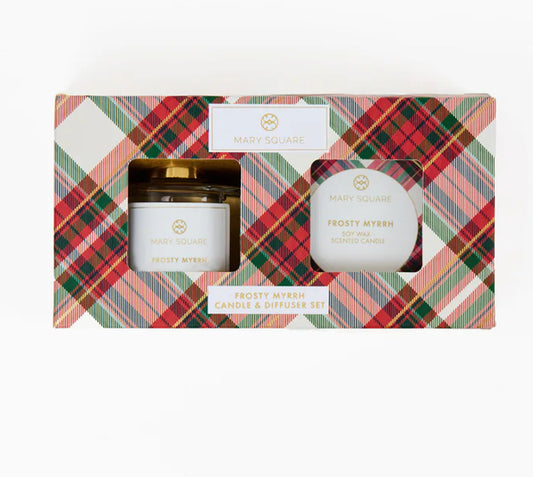 Candle Reed Diffuser Set - Frosty Myrrh - Mary Square