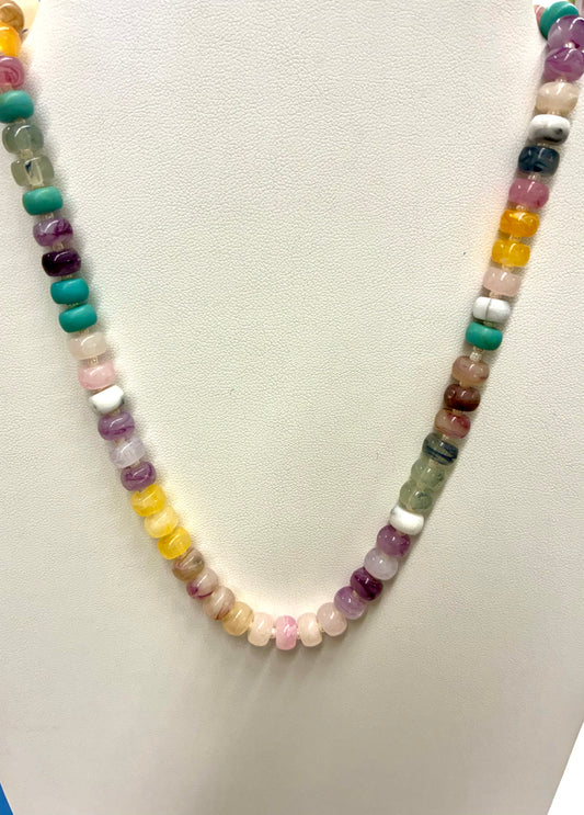 Candy Color Beaded Necklace