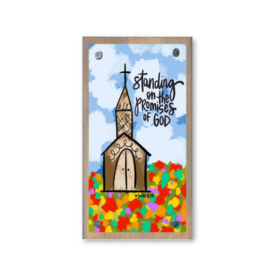 Standing on the Promises Church Driftwood Happy Block