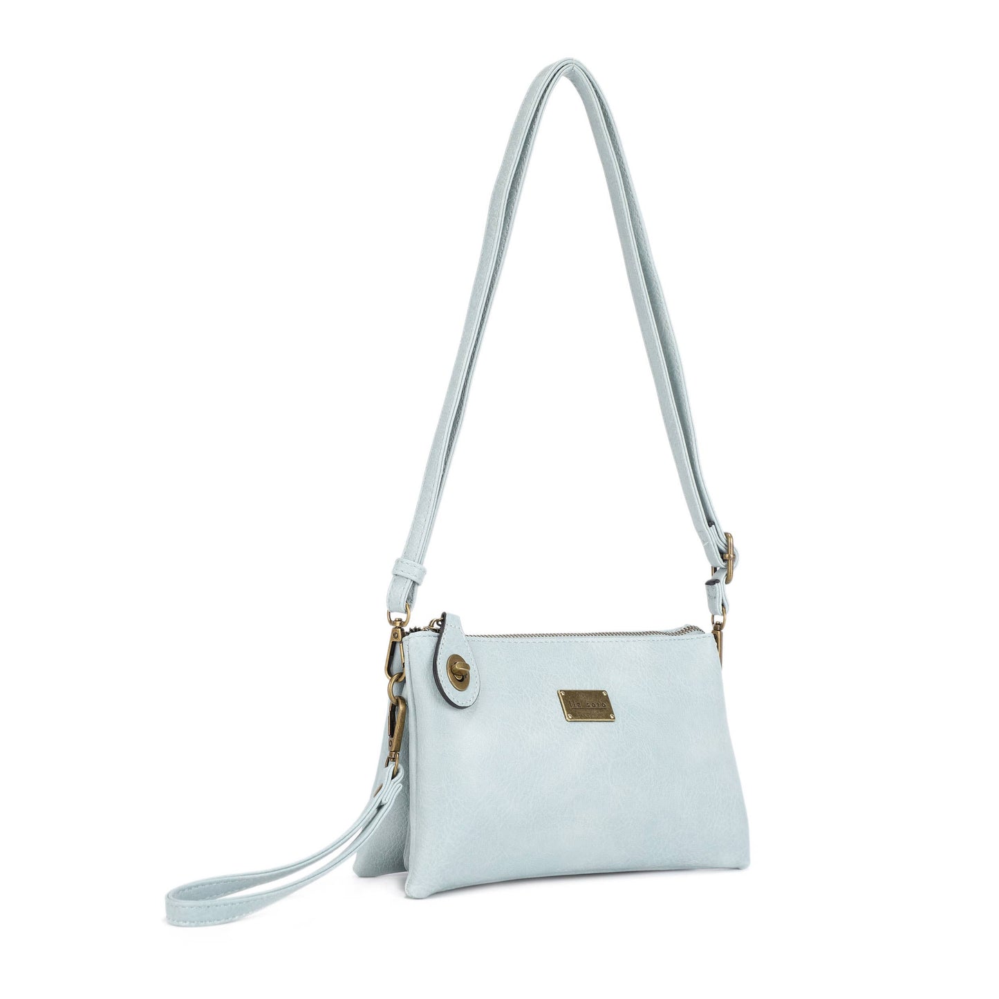Ella 3311 cross-body and wristlet: Denim / Cross body - Liz Soto