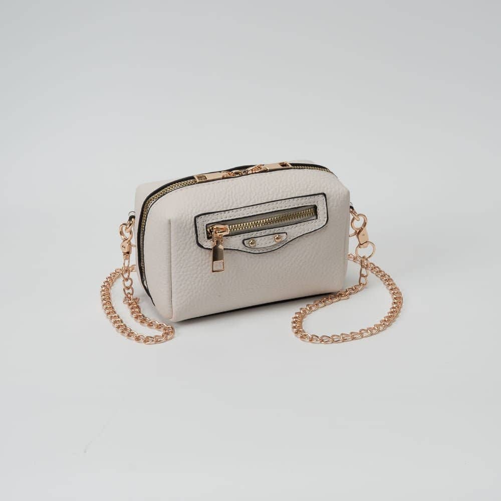 Mia Mini Crossbody with Gold Link Chain