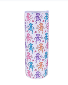 BaNaNa’s 20oz Skinny Tumbler with Lid and Straw - Jane Marie