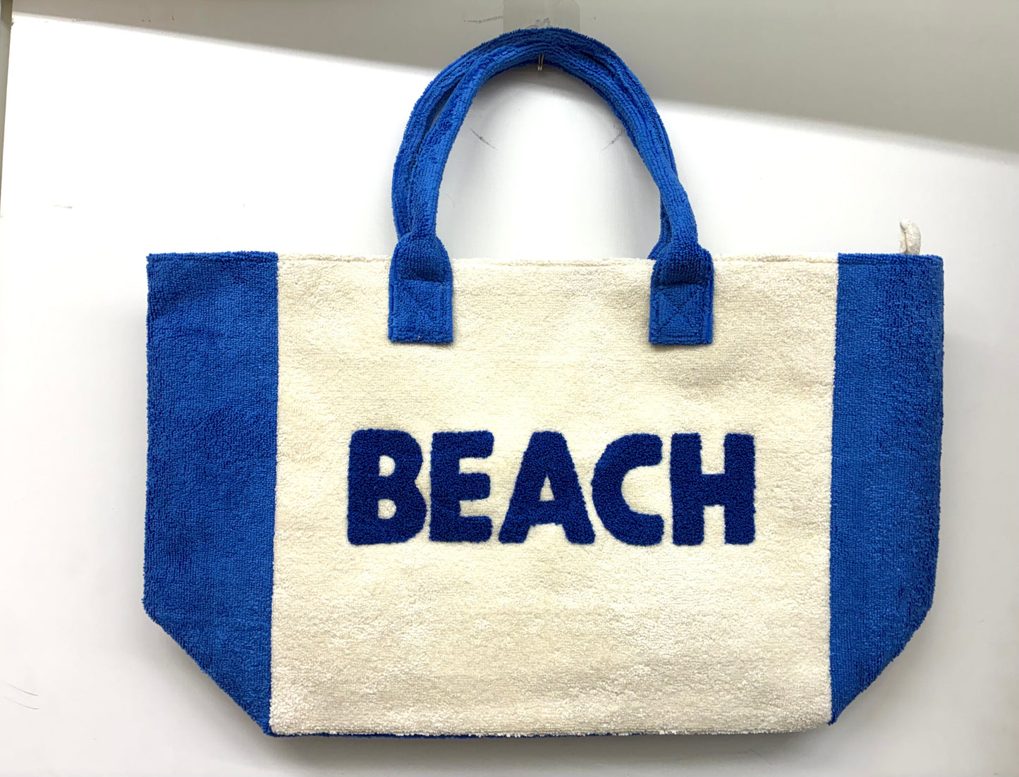 Soft Chenille “BEACH” Tote Bag