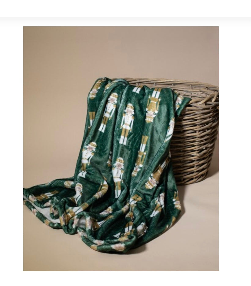 Alpine Nutcracker Throw