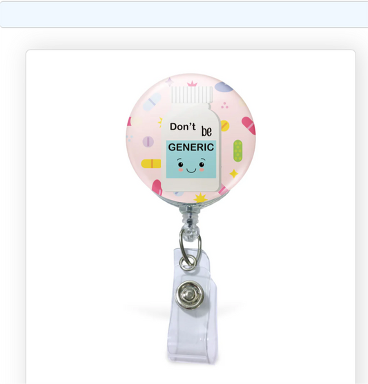 Don’t Be Generic - Badge Reel