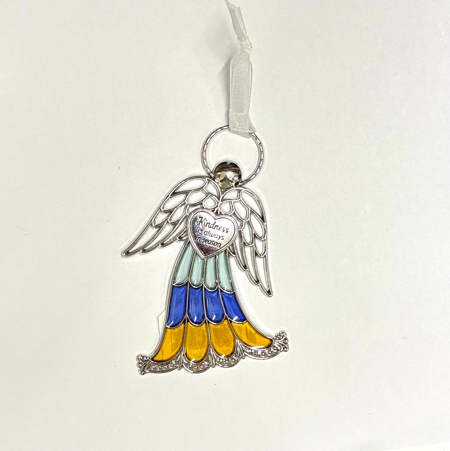Ganz Stained Glass Miniature Angel Ornaments