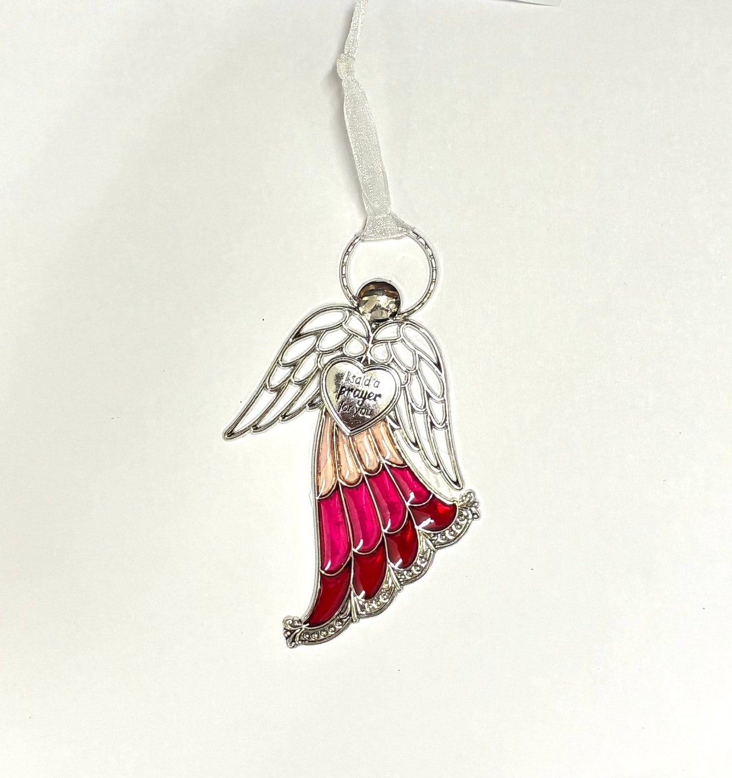 Ganz Stained Glass Miniature Angel Ornaments