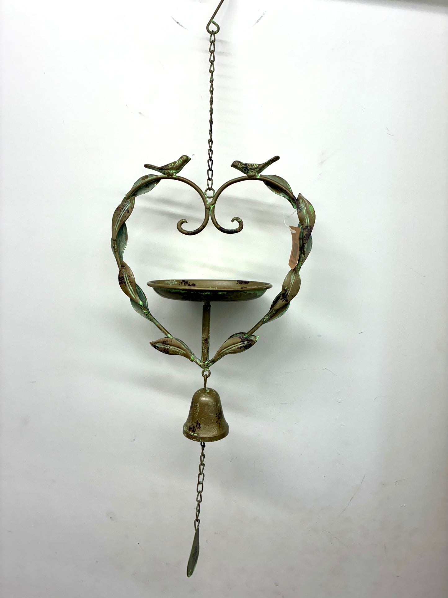 Heart Windchime Birdfeeder