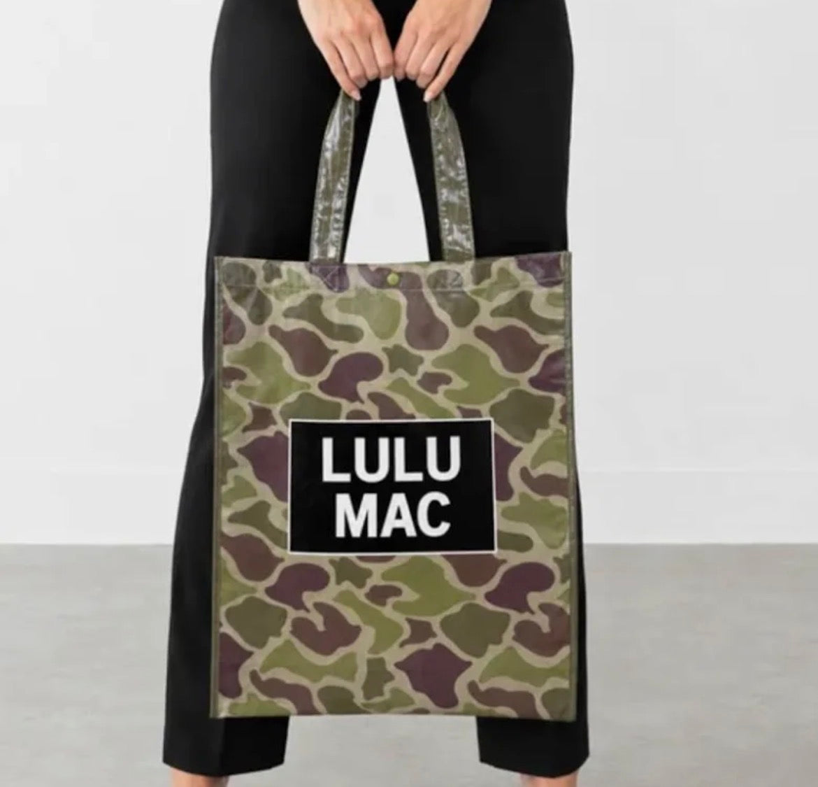 LULU MAC Camo Reusable Tote