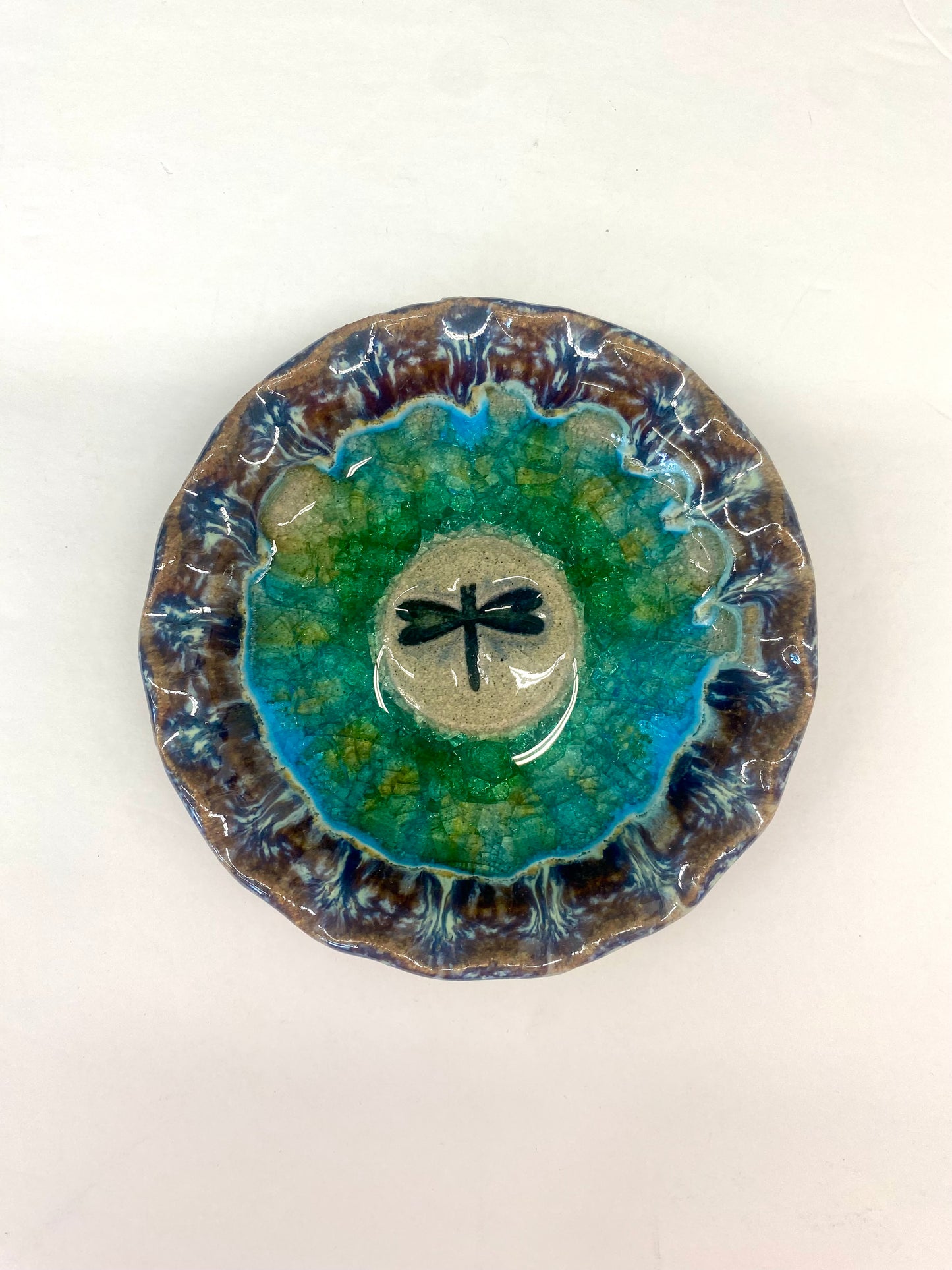 Down To Earth Pottery Dragonfly Dish - Icon Series