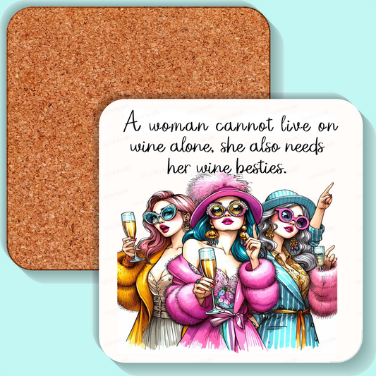Coaster, Sassy Grannie, A woman cannot live on wine
