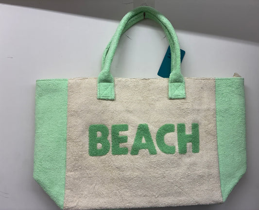 Soft Chenille “BEACH” Tote Bag
