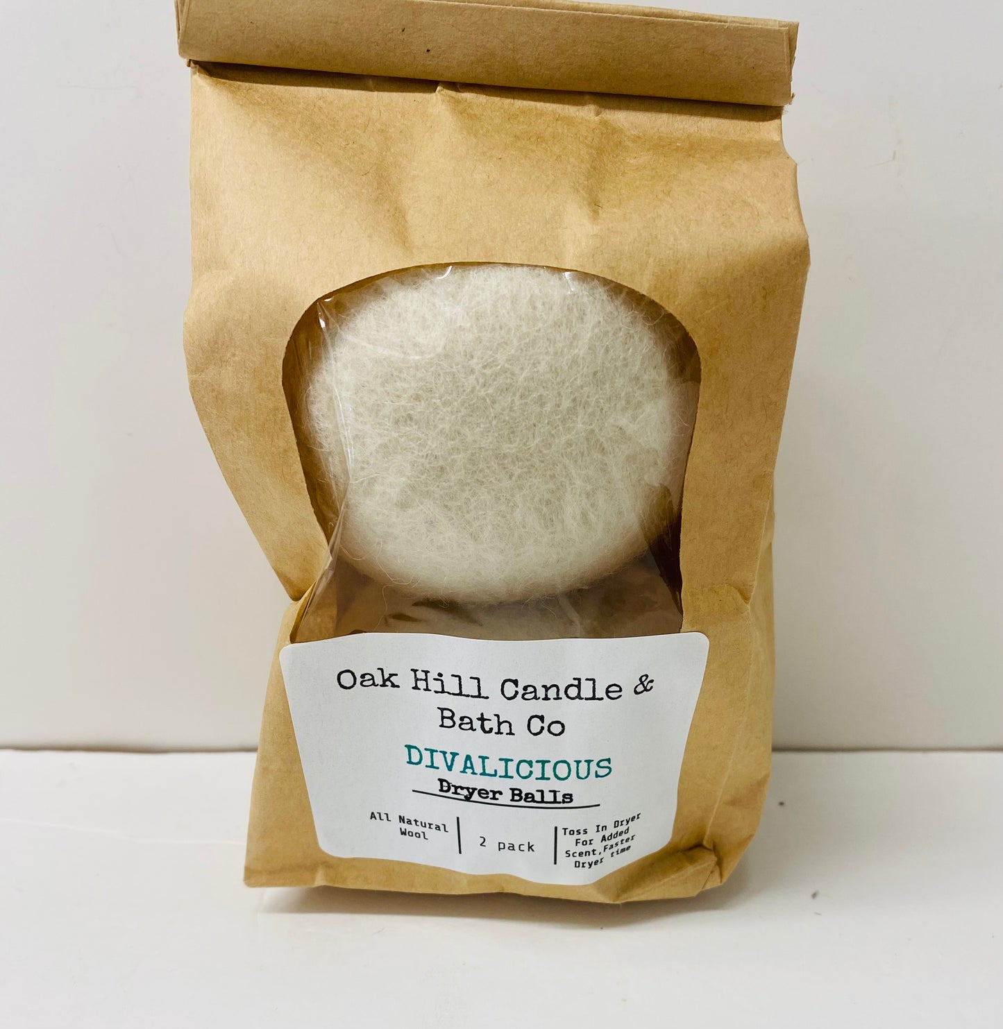 Dryer Balls 2- Pack / Oak Hill Candle & Bath Co.