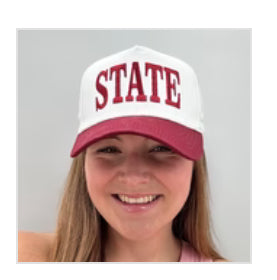 Lulu Mac Trucker Cap State - Maroon