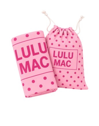 LULU MAC Pink/Hot Pink XL Beach Towel