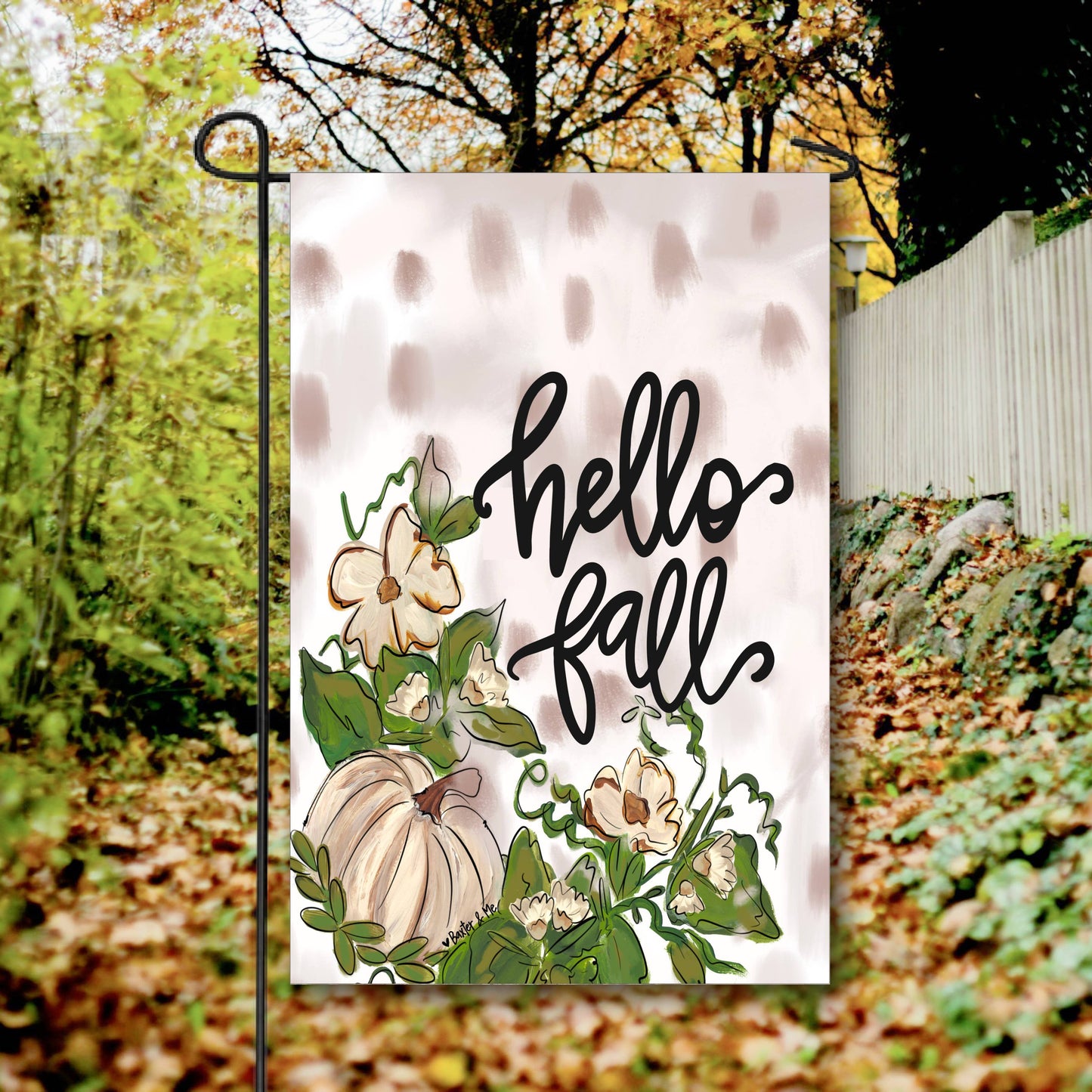 Cottonwood Fall Garden Flag