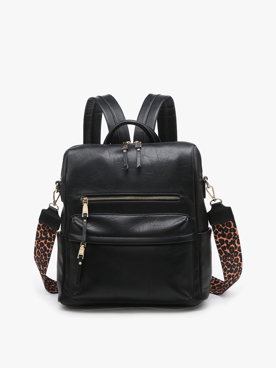 Amelia Convertible Backpack w/ Guitar Strap / Brown