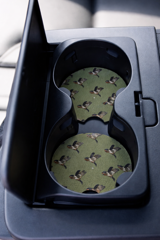 Green Duck Car Coaster 2-Pack