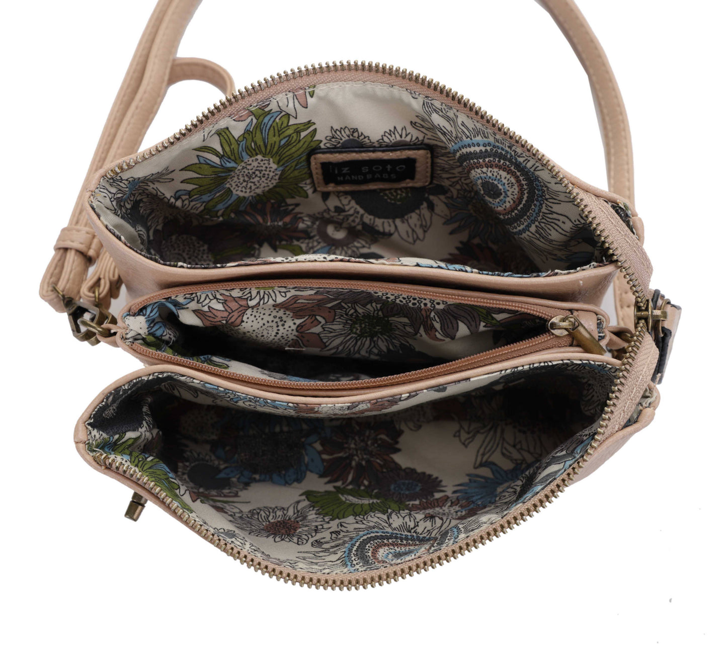 Ella 3311 cross-body and wristlet: Denim / Cross body