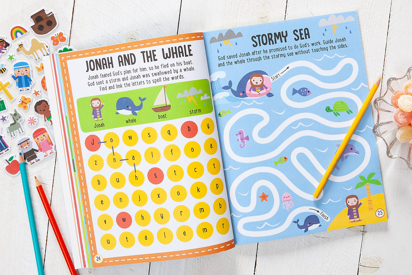 My Bible Stories Activity Book (Pink, Christmas Gift Ideas)