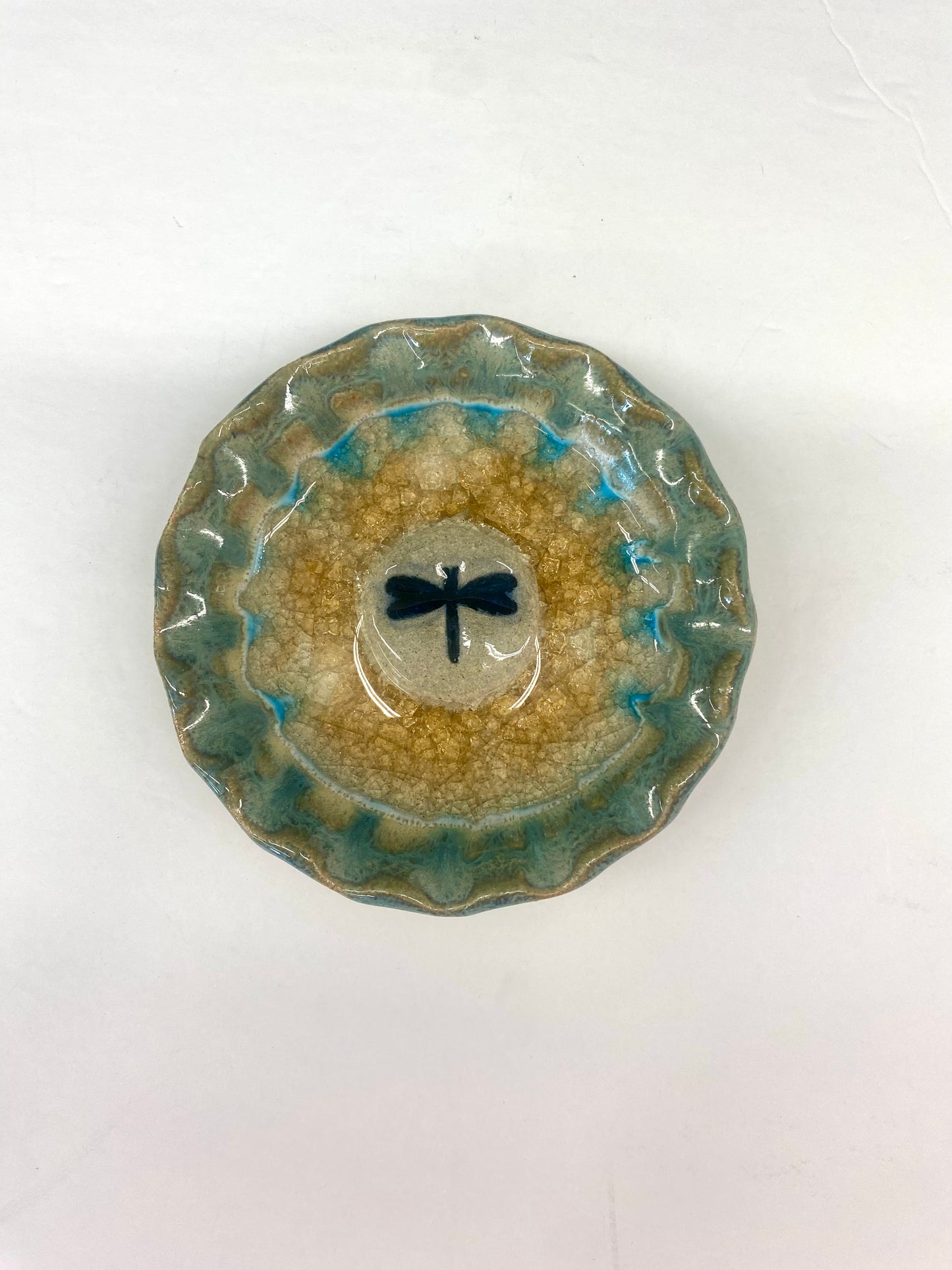 Down To Earth Pottery Dragonfly Dish - Icon Series