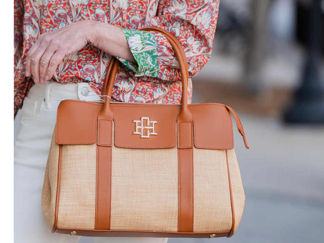 Augusta Handbag Natural Saddle