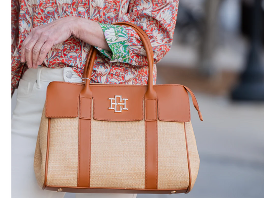 Augusta Handbag Natural Saddle