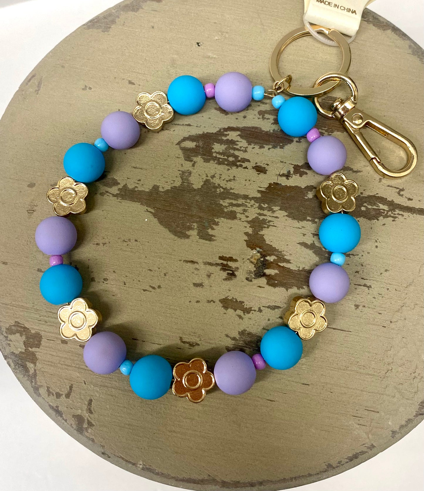 Colorful Daisy Keychain