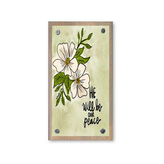 Our Peace Driftwood Happy Block