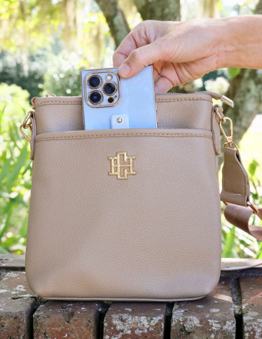 Caroline Hill - Briggs Crossbody Cream or Taupe