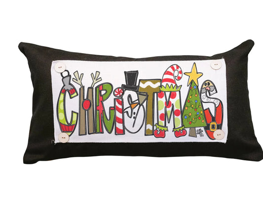 Christmas Pals Lumbar Pillow Swap - Luckybird