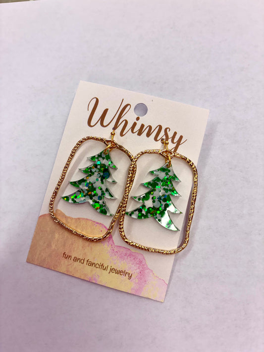 Christmas Tree Earrings