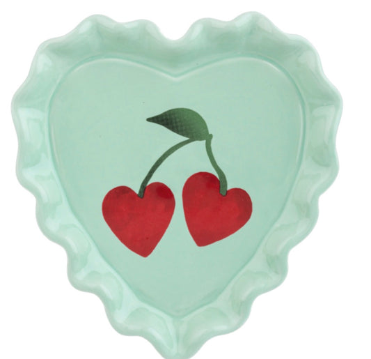 Cherry Heart Trinket Dish
