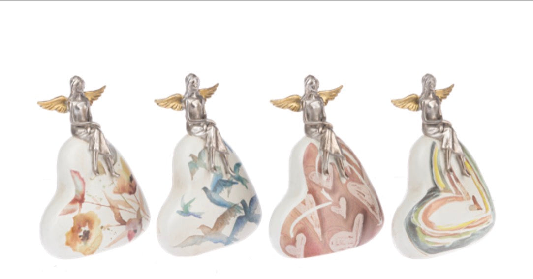 Life's Notes Angel on Heart Figurines