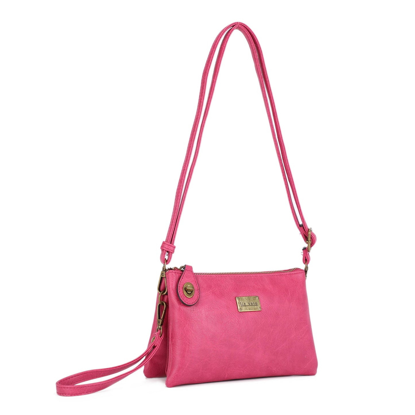 Ella 3311 cross-body and wristlet: Denim / Cross body - Liz Soto