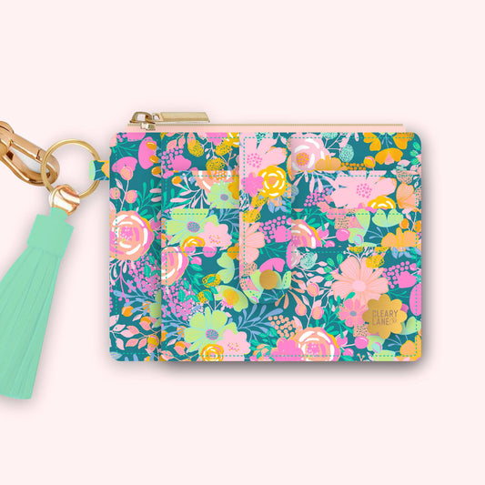 Wallet Keychain | Emerald Rainbow Forest