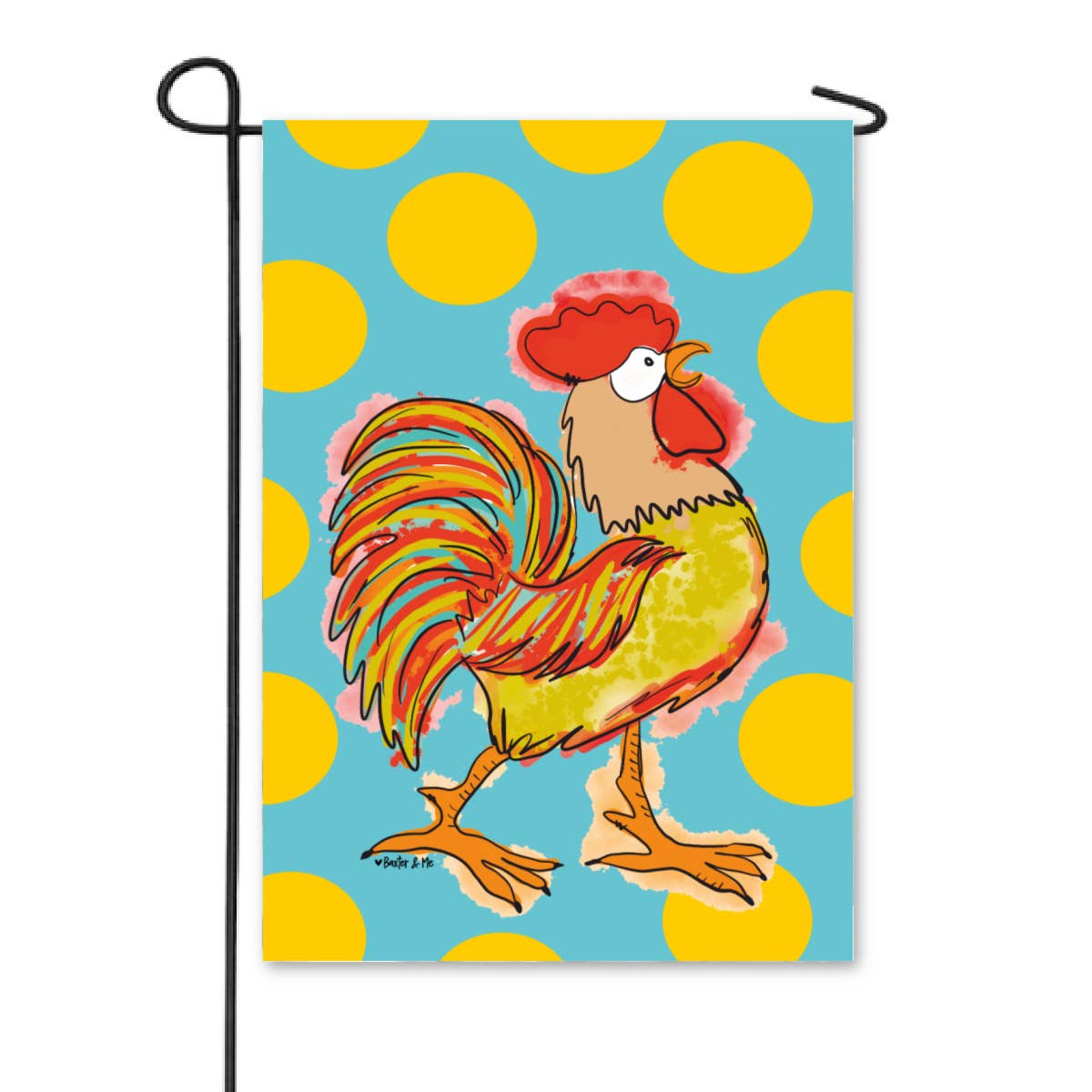 Rooster Garden Flag
