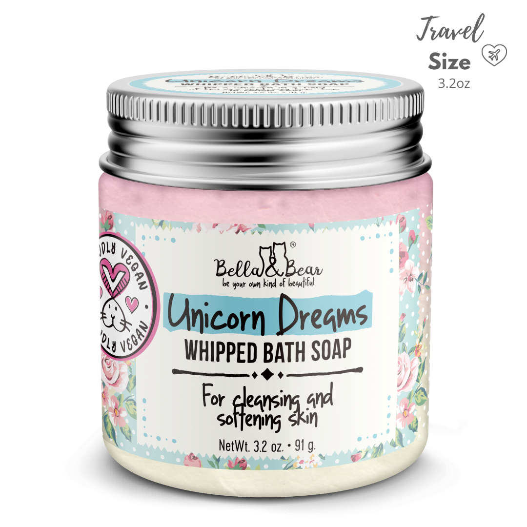 Unicorn Dreams Whipped Bath Soap | Shave Cream mini 3.2oz / Bella & Bear