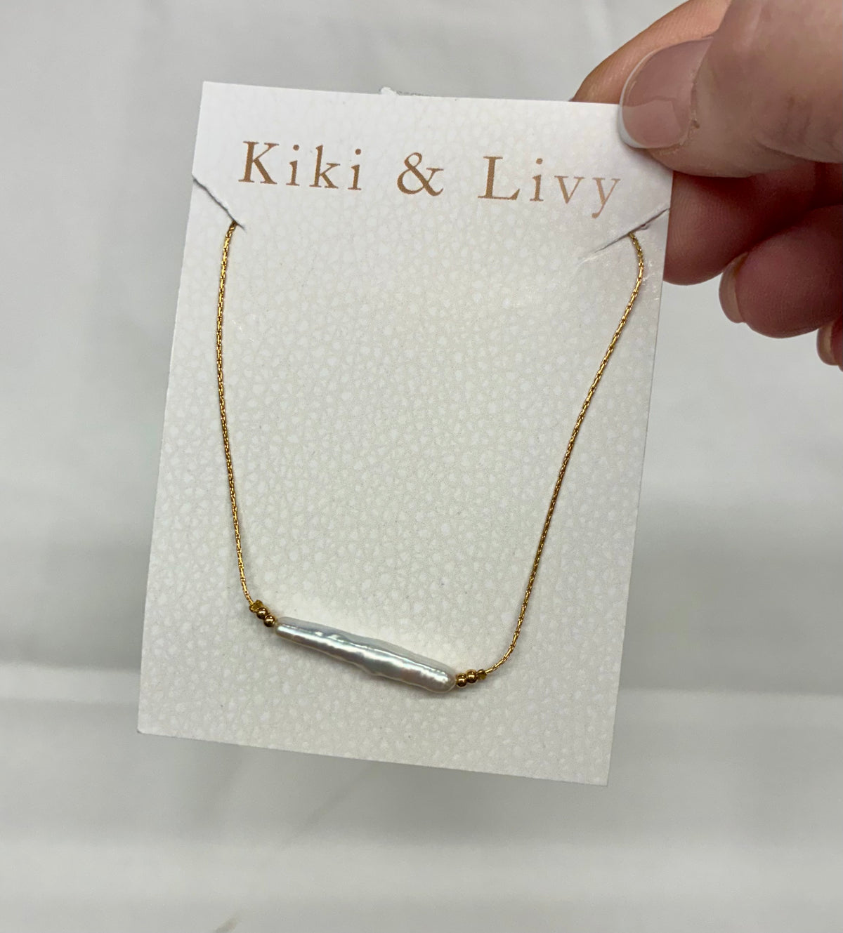 Long Pearl Necklace