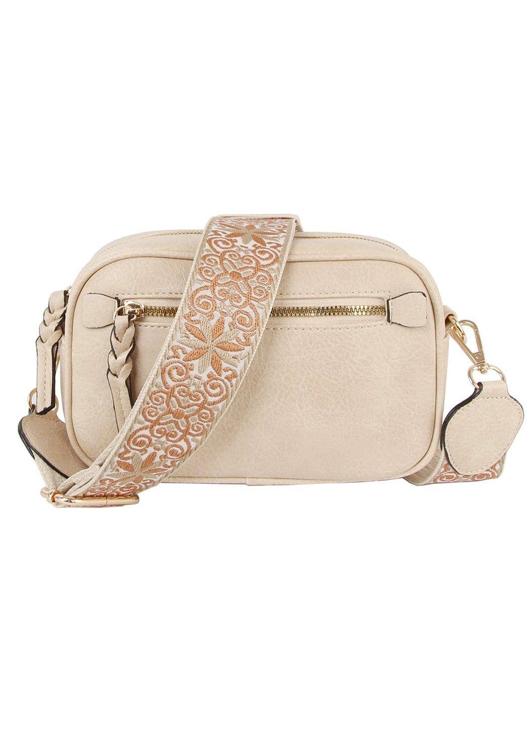 Boho Guitar Strap Women's Crossbody Bag: