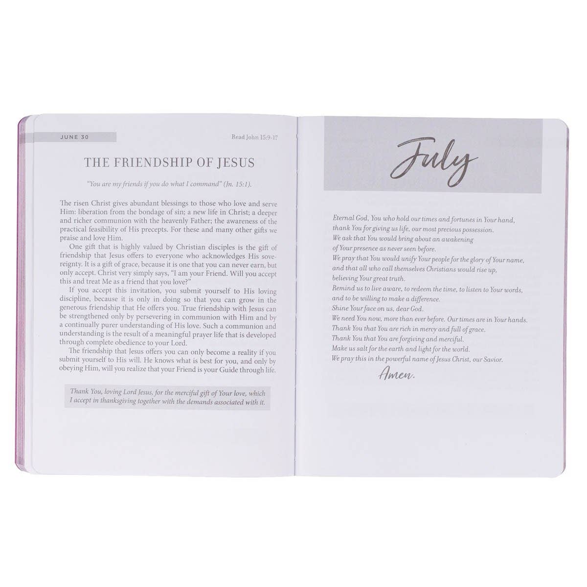 Devotional New Beginnings Pink Floral Softcover