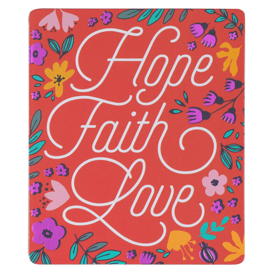 Magnet Floral Hope Faith Love