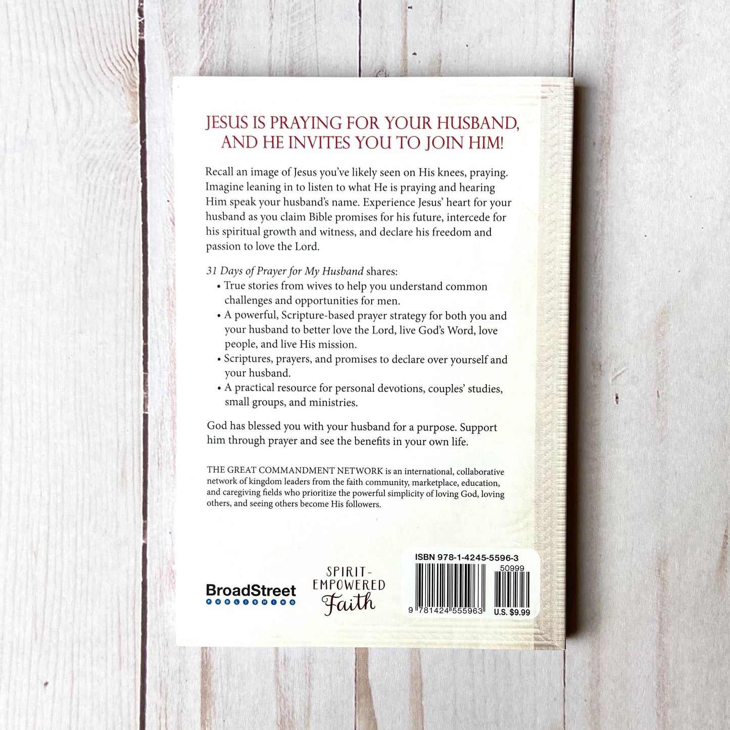 31 Days of Prayer for My Husband (Softcover Devotional)