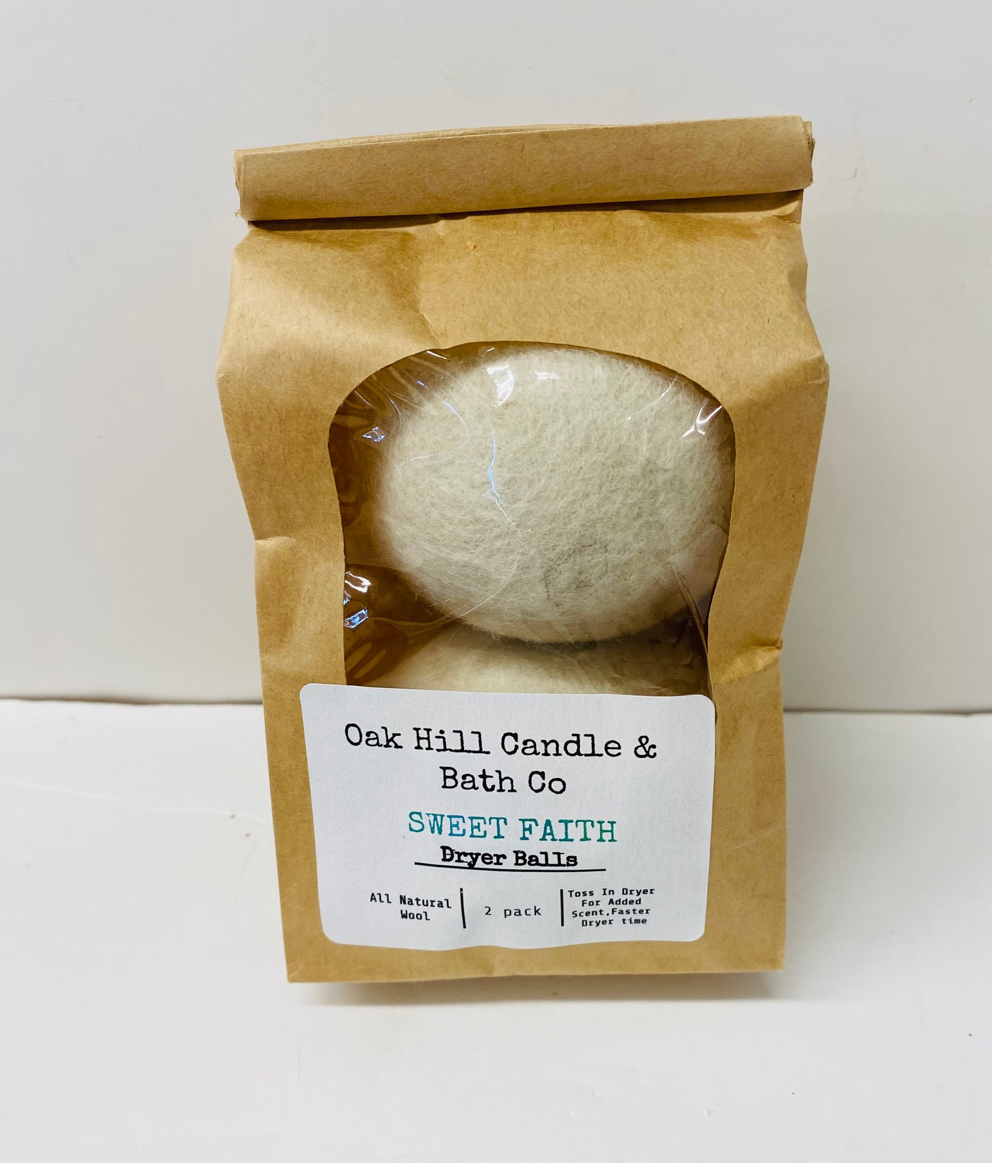 Dryer Balls 2- Pack / Oak Hill Candle & Bath Co.